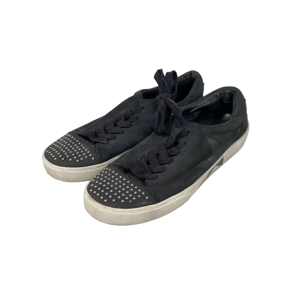 Mercer Edit Catcall Sneakers Size 7 5 Black Studded Leather Streetwear Trendy